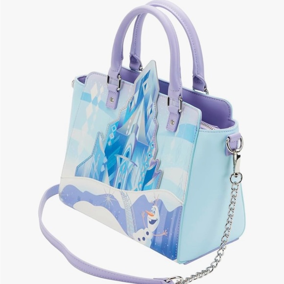 Loungefly Disney Frozen Princess Castle Crossbody Bag Purse - Picture 15 of 16